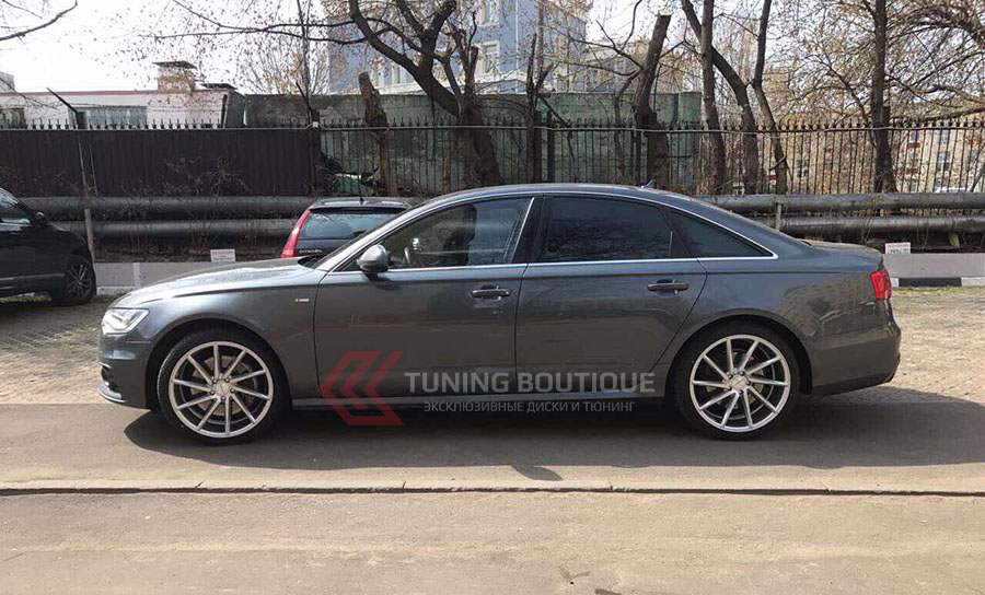 Audi A6 на 19" дисках Vossen CVT Silver фото 1